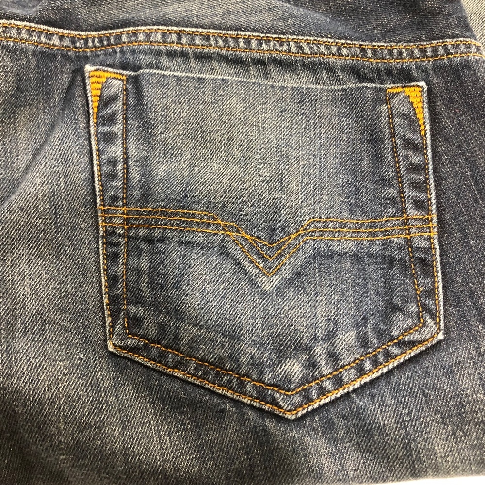DIESEL JEANS SLIM FACTORY WASH, SIZE W32 MINT - Picture 6 of 8